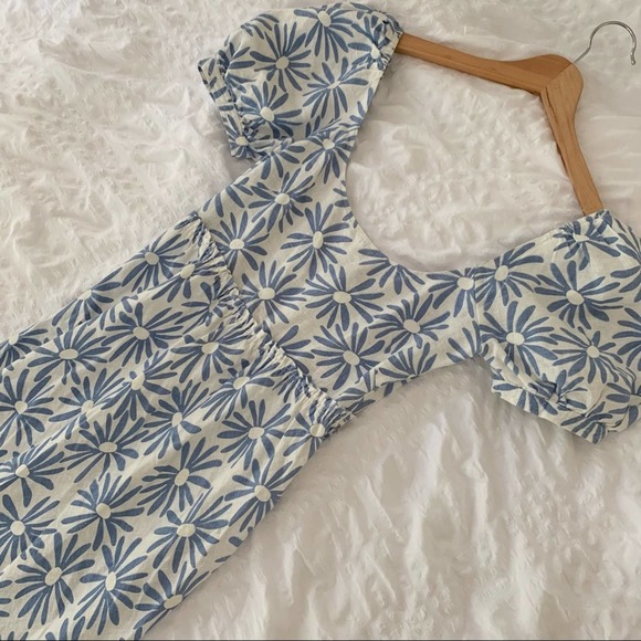 New Ralph Lauren Linen Long Floral Dress - Picture 6 of 16